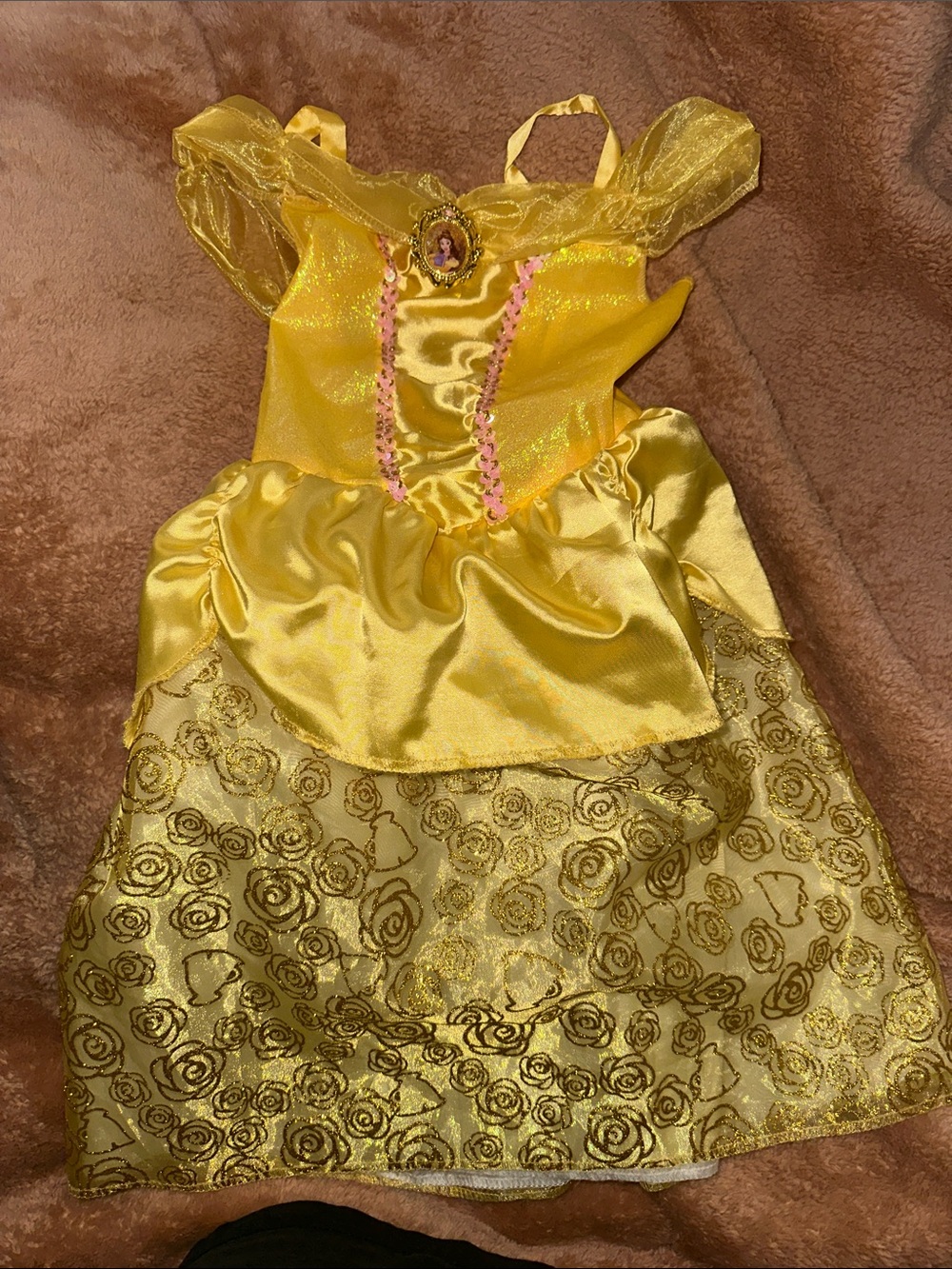 Disney Yellow Princess Belle Inspired Costume Dress